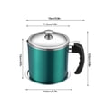thumbnail image 4 of Bewildely Tanque de almacenamiento de grasa antifugas de contenedor de colador de malla de filtro de lata de aceite de acero inoxidable de 1,3 l, plateado Cocina y Comedor verde Bewildely HA002095-03B, 4 of 6
