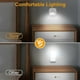 thumbnail image 2 of Indoor Motion Sensor Light, Battery Powered Motion Sensor Lamp, Automatic LED Night Light for Bedroom, Kitchen, Hallway, Stairs, Safe (White, Pack of, 2 of 5