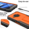 thumbnail image 4 of ExoGuard For Nokia X100 Case, Phone Case with Screen Protector and Kickstand (Orange), 4 of 7