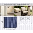 thumbnail image 6 of Outdoor Waterproof Taffeta Fabric - Soimoi Stripe Print Blue | UV Resistant | Ideal for Cushion Covers, Raincoats, Shower Curtains & More | 56" Width, 6 of 7