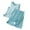 Sky Blue, variant on TSADFHJI The Fall Boys Outfits Size 8T Toddler Boy Shorts Pajamas 2T Children's Striped Tank Shorts Two Piece Summer Boys Loose Sleeveless Pajamas Thin Girls Air Conditioned Loungewear Grey 3-4 Years