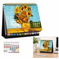 thumbnail image 6 of 2027 Monthly Desk Calendar, 12-Month Spiral Bound Planner with Monthly Tabs, 8.6 X 7.3 Inch Standing Size, 6 of 7