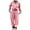 Red, variant on Fgnfyis Women's Street Style Long Sleeved Hooded Cardigan Elastic Trousers 2 Piece Set Women's Trousers Suit Beige L