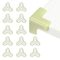 thumbnail image 1 of Uxcell Protecteurs d'Angle 12 Pcs Protecteurs d'Angle de Table Garde d'Angle de Meuble et Pare-Chocs de Bords (en T, Vert), 1 of 6
