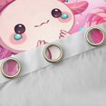 thumbnail image 4 of Manfei Cartoon Animal Axolotl Black Out Curtains,Kawaii Ocean Animal Curtains Pack of 2 (42x63 Each),Colorful Candy Pink Daisy Bedroom Curtains For Teens,Ultra Soft Home Decor, 4 of 6
