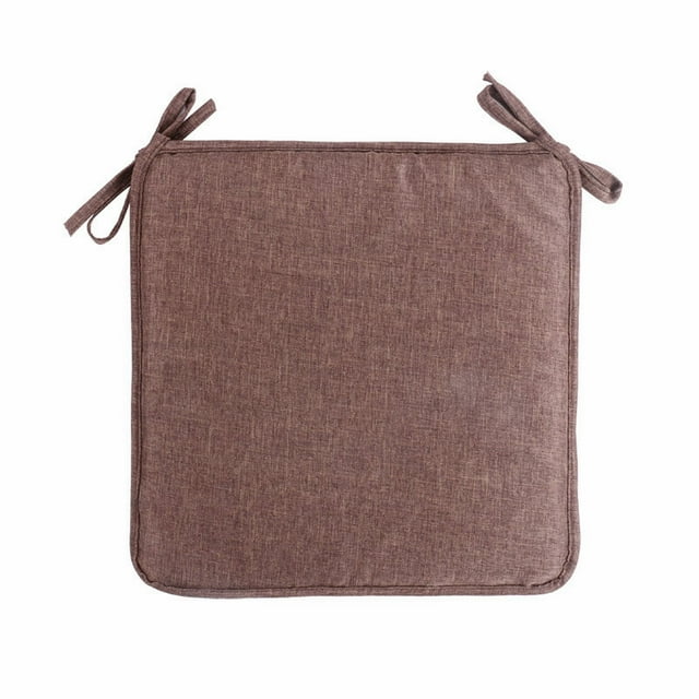 Binwennn Square Strap Garden Chair Pads Seat Cushion For Outdoor Stool Patio Dining Room Linen Auto Lumbar Support Whopping Cushion Car Backrest Ride Cushion Car Seat Car Back Pillows for Driving Seat