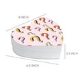 thumbnail image 5 of Koyal Wholesale Valentine's Day Heart Shaped Gift Box with Lid, Question Mark Design, Reusable Heart Box, 8"x6", 1-Pack, 5 of 5