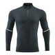 thumbnail image 1 of pstuiky manga larga para hombre, Camisa informal regular de cuello alto y manga larga cómoda para hombre Tops casuales para hombres xxxxl, 1 of 3
