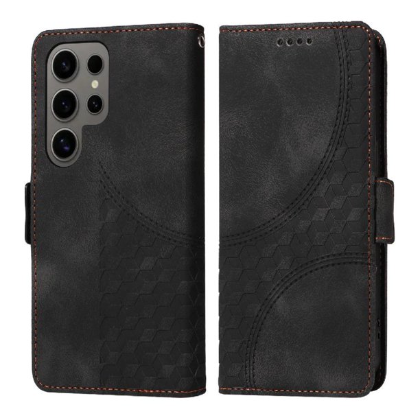 Funda GANGXUN para Samsung Galaxy S24 Ultra con diseño acolchado elegante, cuero PU, protección total y ajuste preciso