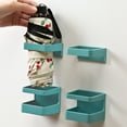 thumbnail image 1 of Estante de almacenamiento de paraguas montado en la pared | Soporte fijo adhesivo sin taladro | Plástico | Azul | Organizador de estantes de cubo de paraguas no perforado | Ahorro de espacio para el, 1 of 6