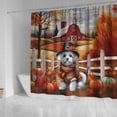 thumbnail image 4 of Thanksgiving Maltese Pilgrim Grateful, Thankful, Blessed Fall Welcome Shower Curtain Maltese Dog Lover Gifts Idea Waterproof Bathroom Bathtub Curtain - 00021, 4 of 5