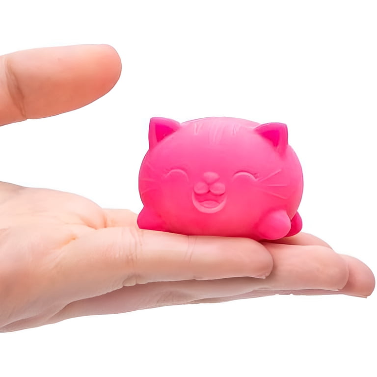 NeeDoh Teenie Cool Cats, Small Squeeze & Squishy Dough-Filled
