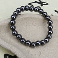 thumbnail image 6 of Ayyufe Black Round Magnetic Stone Bracelet Unisex Health Care Bangle, 6 of 6