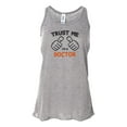 thumbnail image 1 of "Doctor Tank Top, Trust Me I'm A Doctor, Doctor Racerback, Soft Bella Canvas, Sublimation, Doctor Racerback, Gift For Doctor, Woman Doctor, Athletic Grey, EXTRA SMALL", 1 of 1
