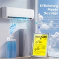thumbnail image 3 of HOMCOM 23000 BTU Mini Split Air Conditioner and Heat Pump, 19 SEER2 230V Ductless Inverter AC Unit Cools up to 1500 Sq.Ft, Complete Installation Kit, 3 of 9