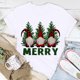 thumbnail image 1 of Pntutb Mujer Casual Cuello Redondo Manga Corta Árbol De Navidad Impreso Camiseta Top Pntutb Pntutb-4270, 1 of 7