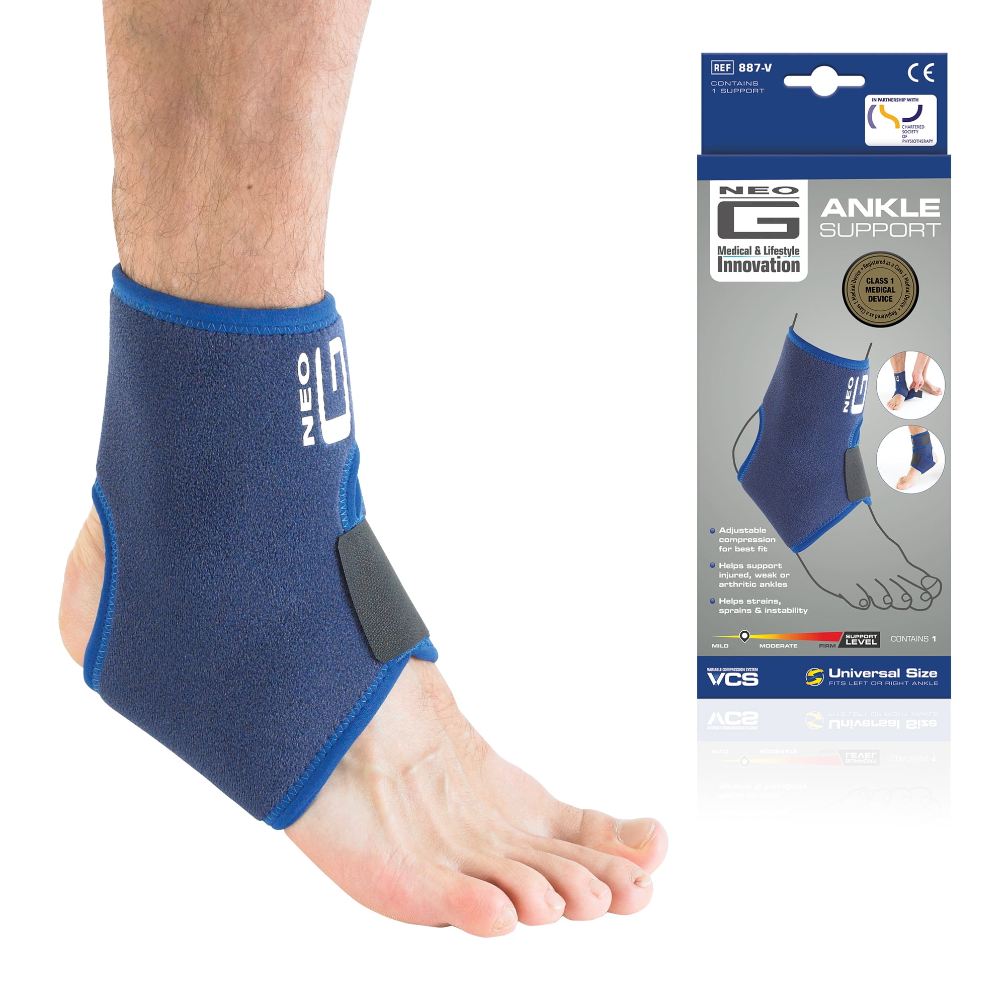 (3 pack) Neo G Ankle Support - One Size