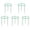 5PCS, variant on Tomato Cages for Garden Pots Round Adjustable Plant Support Cage Small Tomato Stakes Ring Cage for Climbing Plants Raised Garden Bed Peony Flower Vegetables Fruit(7Inch,10PCS)