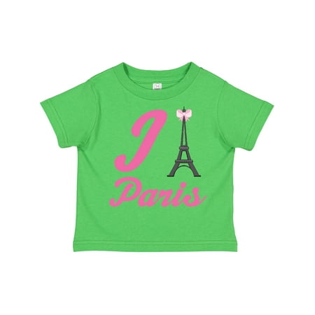 

Inktastic I Love Paris Eiffel Tower Gift Toddler Toddler Girl T-Shirt