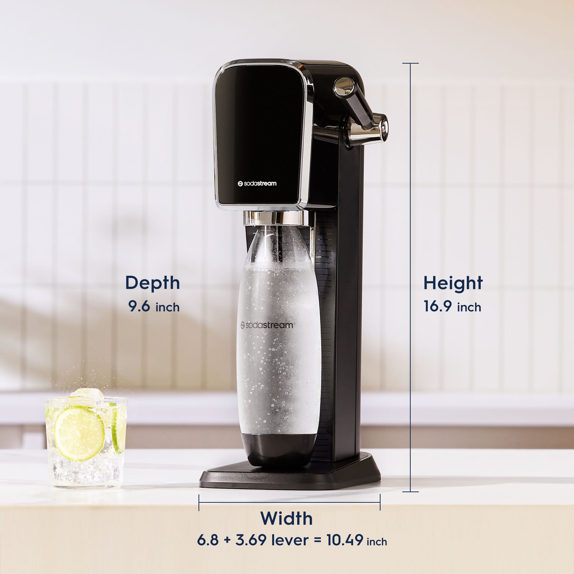 SodaStream Art (White) Sparkling Water Maker Bundle, with SodaStream Art (White) Sparkling Water Maker Bundle, with