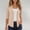 Beige, variant on Women's Stretch Shirt Cardigan Baeitkot Women's Solid Color Casual Imitation Stretch Shirt Cardigan Blue XL