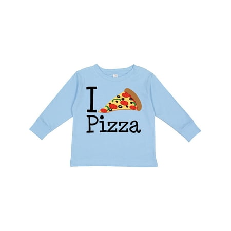 

Inktastic I Heart Pizza Gift Toddler Boy or Toddler Girl Long Sleeve T-Shirt