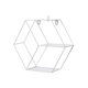thumbnail image 5 of Wall Mounted Metal Storage Shelf Rack for Living Room Bedroom Bathroom – Floating Iron Wall Organizer for Decor, Plants, Toiletries, Cosmetics, Space Saving Home Wall Storage, 5 of 6