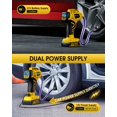 thumbnail image 3 of Inflador de neumáticos, compresor de aire portátil KeenPower, 160 psi, 21 V, 3 of 8