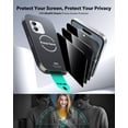 thumbnail image 2 of Protector de pantalla de privacidad ESR para iPhone 16/15 con bandeja, paquete de 3, 2 of 9