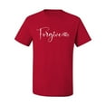 thumbnail image 2 of Inspiring Christian Quote Forgive Inspirational/Christian Men's Graphic T-Shirt, Red, X-Large, 2 of 3