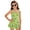 Pickle Jar Print Green, variant on COEQINE Girls One Piece Swimsuit with Attached Liner, Scoop Neck V-Back Swim Dress for Swim Lessons, Polyester Spandex Bathing Suit for Girls 3-4 Year Olds, Cat Balloon Heart Pink