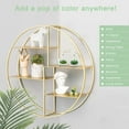 thumbnail image 5 of 2pcs simulation succulents creative ornaments fashion wall hanging artificial artificial flowers green plants - type:style3;, 5 of 5
