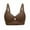 Brown, variant on Seductiva Womens Seamless Wireless Supportive Bra Popular Foreign Trade Jelly Liquid Foundation Underwear Women's Back Ring Gathering Thin Large Bra T-Shirt Bras Available 1PC