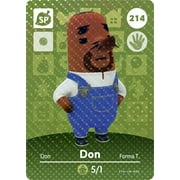 Don Resetti - Nintendo Animal Crossing Happy Home Designer Amiibo Card - 214 - Walmart.com