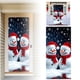 thumbnail image 2 of Cubierta decorativa para puerta con muñeco de nieve navideño Tapiz decorativo Cortina para puerta de fiesta navideña Tapiz Cubierta para puerta Decoración para fiesta navideña, 2 of 7