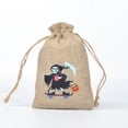 thumbnail image 3 of Halloween Glow In The Dark Drawstring Bag Linen Storage Pouch For Candy Jewelry Perfume Trick Or Party Extra Large Storage Container Fabric Organizing Storage Container Organizer Chicken Storage Bag, 3 of 3