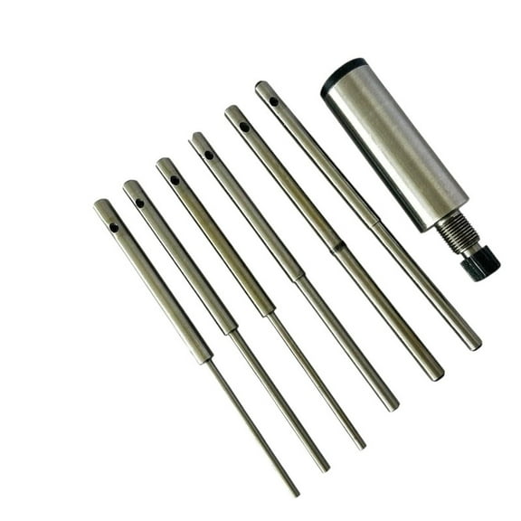 6 Pcs Sioux Valve Seat Grinder Straight Pilots With Holder Sioux with Drive Ball