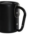 thumbnail image 2 of Portable Carabiner Hook Handle Mug with Lid Outdoor Travel Coffee Mug Camping Hiking Cup Lightweight Insulated Mug, 2 of 7