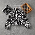 thumbnail image 6 of Mnyotv Girls Plush Jackets Zebra Printed Long Sleeve Warm Cardigan Coats Little Girls Puff Jacket Size 8-9 Years, 6 of 6