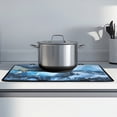 thumbnail image 2 of Renewold Ceramic Glass Stove Top Cover for Electric Stove, Non-slip Stove Mat Stovetop Protector Cover Multipurpose Desk Saver Pad for Counter Top, Blue Gold Marble, 2 of 7