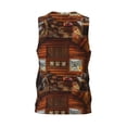 thumbnail image 2 of Rocae Log Cabin Inside for Men's Basketball Jersey Lightweight and Breathable Athletic Tank Top,Quick-Drying Sports Jersey Medium, 2 of 9