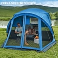 thumbnail image 3 of DMH OUTDOORS 6 Person Family Cabin Tent with Screen Porch Camping Tent for Outdoor Camping Backyard Blue, 3 of 9