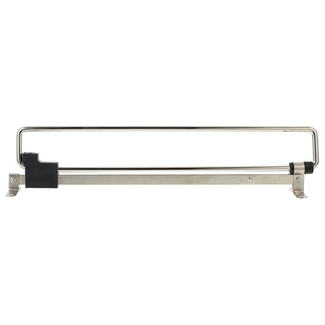 Practical Home Wardrobe Clothes Rack Made of Iron and Plastic Silver Color Can Be Expanded and