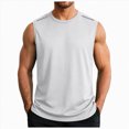 thumbnail image 3 of UAYOTSE Men's Quick Drying Mesh Thin Breathable Sweat Wicking Loose Fitting Sports Tank Top,Sizes 3XL, 3 of 9