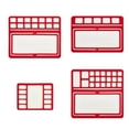 thumbnail image 4 of GUOOL Bead Mats Bead Design Boards for DIY Hobbies Jewelry Making Necklaces Making Red, 4 of 7