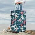 thumbnail image 4 of Wukai Lilies Flowers Elastic Luggage Cover: Personalized Protection for Your Suitcase - Fits 19~29-inch, Washable & Durable Travel Companion-Small, 4 of 8