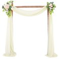 thumbnail image 1 of Wedding Arch Drapery Curtains In The Background Chiffon Fabric Shade Cloth Party Monolithic Wedding Decoration, 1 of 9