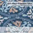 thumbnail image 5 of Magpie Patio Bench Cushion Cover 48x18x3 Inch, NO Insert! Water Resistant UV Protection Outdoor Swing Loveseat Replacement Cover with Zipper-Medal Print, 5 of 7