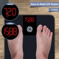 thumbnail image 3 of GE Digital Smart Body Scale with App, Bluetooth - Body Weight, BMI - Black, 3 of 7
