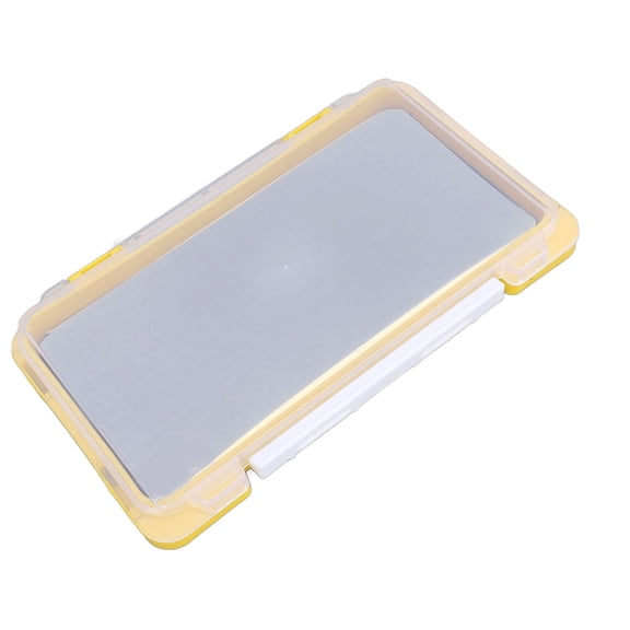 YAHHU Waterproof Fishing Jig Box – Slim Foam Insert, Large Capacity Hook & Lure Organizer, Portable & Durable Plastic Case